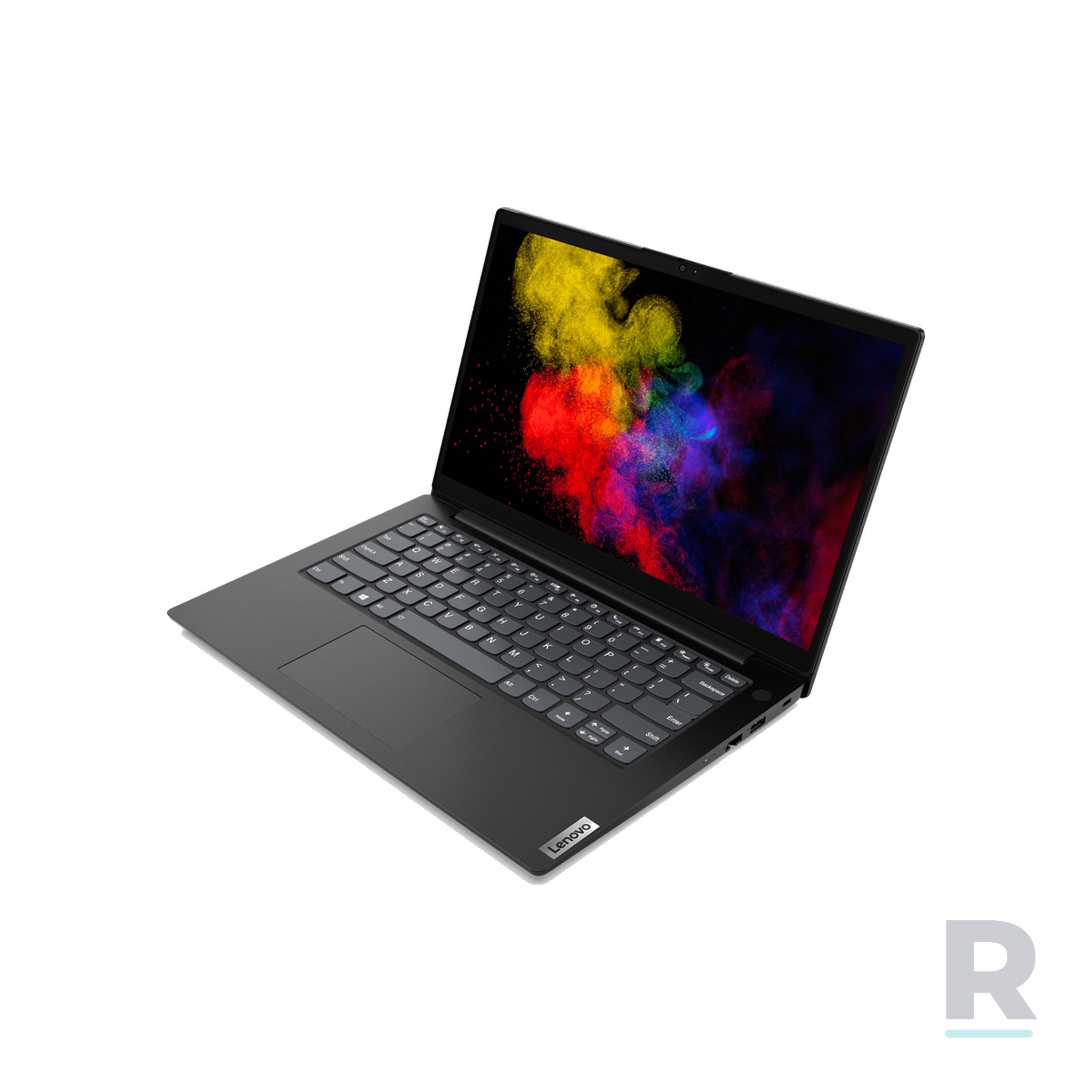 Lenovo V14 G2 reacondicionado Grado A vista frontal gris Ryzen 5 Colombia